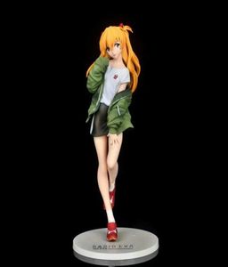 Anime 2021 New Eva Shikinami ASUKA 17 Échelle PVC Figures d'action Anime Figure Modèle Toys Doll Gift Q07221465902