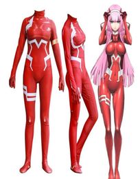 Anime 3d Women Darling in the Franxx 02 Zero Two Cosplay Disfraz Zentai Bodysuit Jumpsuits22079223876