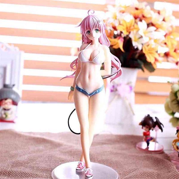 Anime Alter To Love Ru Lala Satalin Deviluke Cast Off Sexy PVC Figura Sexy Alter To Love Lala Figurnie Modelo coleccionable 210811