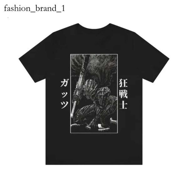 Anime Berserk Men's T-Shirts Shirt for Men HARAJUKU ANIME IMPRIMÉ TEE SUMMER Vêtements de mode