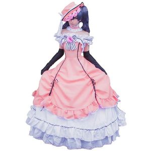 Anime Black Butler Ciel Phantomhive Cosplay Vrouwen Victoriaanse Middeleeuwse Baljurk Jurk Costume2889