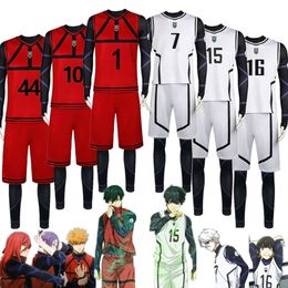 Anime Blue Lock Nagi Seishiro Bachira Meguru Cosplay Kostuum Yoichi Isagi Hyoma Chigiri Reo Mikage Voetbal Jersey Sportkleding