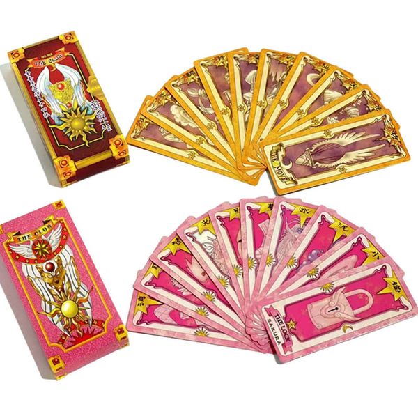 Carte Captor Sakura clown, accessoire de Cosplay, Kinomoto Sakura, cartes Captor Sakura, Tarotcosplay