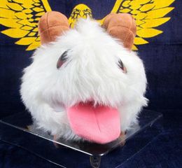 Anime Cartoon League of Legends Poro Rabbit Plush Toys 9 "23cm Doupées en peluche douce Livraison gratuite6757230