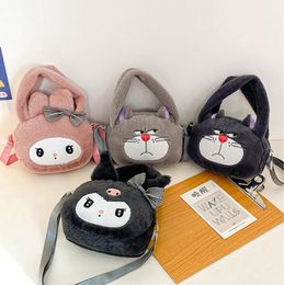 Anime -cartoonserie nieuwe Lomi en meile plush speelgoed single schouder crossbody tas gepersonaliseerde lucifer girl tas greep machine