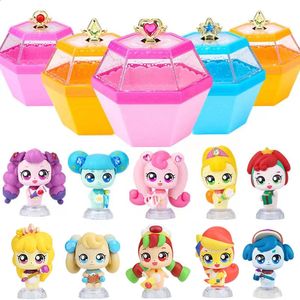 Anime Catch Teenieping Shining Gem Series Figure Toys Cartoon Royal Rubik Cube Model Dolls Childrens Birthday Gifts 240130