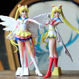 Anime Character Action Figurine Doll Dolls Model Minute Maid Warrior Mizuho Ice Moon Haas Binary Beauty Ornament Geschikt voor Fan Collection opp Bags 23cm UPS