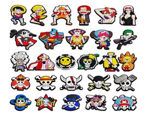 Anime Charms Wholesale Childhood Memories One Piece Cartoon Charms Shoe Accessories PVC Decoratie Buckle Soft Rubber Charms Fast Ship9129278