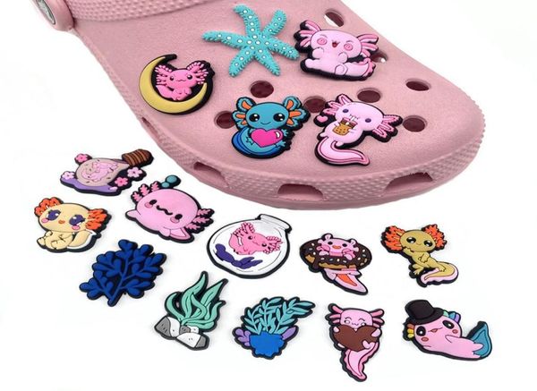 Anime amuletos al por mayor recuerdos de la infancia de los animales de mar rosa regalos divertidos caricaturas accesorios de calzado PVC Hebilla de goma suave Charms4083610