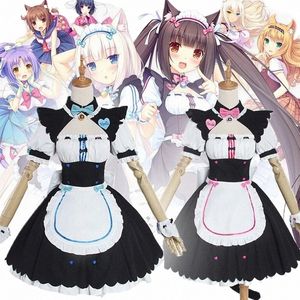 Anime Chocola NEKOPARA Cosplay Costumes Vanille Maid Dr Costume Chat Neko Fille Femmes Cos Ensembles Dames CosPlay Jeu Jupes W1t5 #