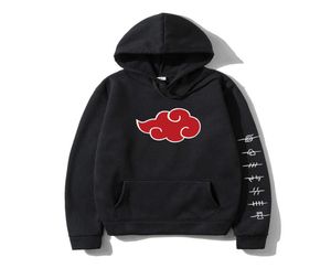 Anime Cloud Symbols Pullover Sweat à capuche 2021 Automne Hiver Harajuku Anime japonais Sweetshirt Hip Hop Streetwear X06102208068