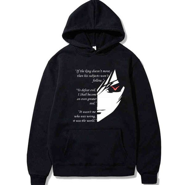 Sudaderas con capucha de Anime Code Geass para Hombre y mujer, ropa de calle de manga larga, ropa informal, Sudaderas para Hombre H1227