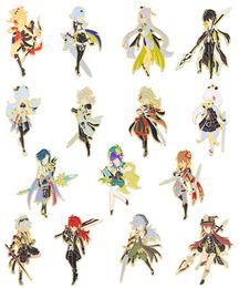Collection d'anime épingles en émail genshin icône de dessin animé kazuha xiao ayaka yoimiya broch badge badge mignon bijoux pour fans9623733