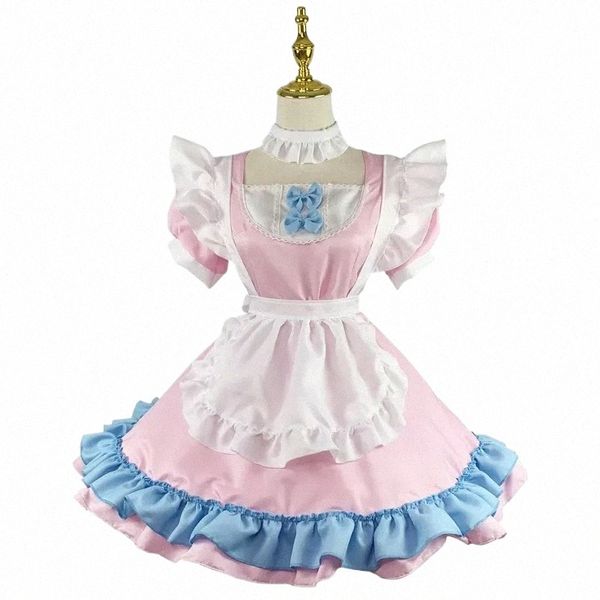 Anime Cosplay Maid Dr Maxi Taille Rose Bleu Tenues Femmes Kawaii Lolita Écolière Cadeau Doux Fée Lingerie Dr Cosplay x6YL #