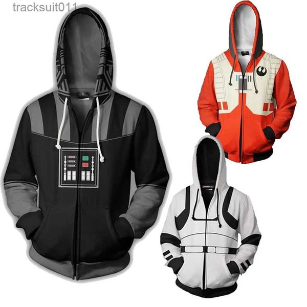 Anime Costumes 2019 Star Comes vêtements pour hommes Sweatshirts Cosplay Zipper Hoodies Mode 3D Imprimer Harajuku Hommes Veste Garçons Manteau L231027