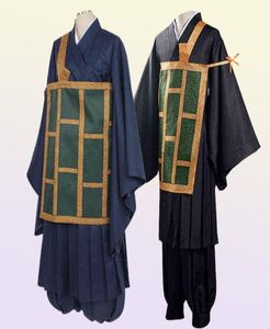 Anime Costumes 2020 Comes Jujutsu Kaisen Getou Suguru Cosplay Wigs Men Japonais Monk Uniform Comics Comics COME L2208028887334