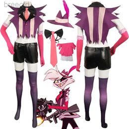 Costumes d'anime Cosplay Cosplay Combats combats Anime Hazzbin Cartoon Hôtel Costume Gants Gants Coup Tifits Femme Play Halloween Suit 240411