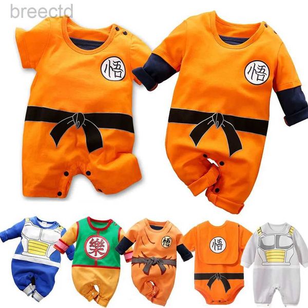 Disfraces de anime ropa de anime babyvegegetarompers recién nacidos de entrenamiento para niños