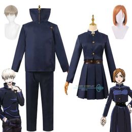 Costumes d'anime anime jujutsu kaisen inumaki toge kugisaki nobara cosplay voit des tenues d'anime jujutsu kaisen cosplay pour les combinaisons cool hallown y240422