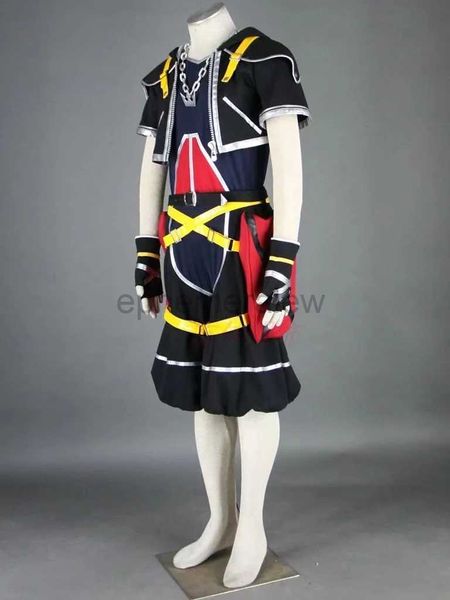 Costumes d'anime Anime Kingdom Hearts Cosplay-Kingdom Hearts 2 Sora cosplay costume avec collier zln231128