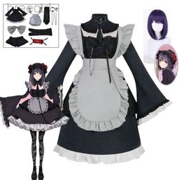 Costumes d'anime anime ma robe chérie Marin Kitagawa Cosplay Costume Maid Dress Halloween Christmas Costume Kitagawa Marin Kuroe Shizuku Set 240411