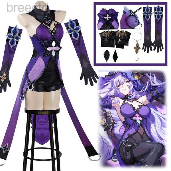 Costumes d'anime Cosplay Cosplay Honkai Star Rail Costume Full Set Wig Robe uniforme Halloween Party Robe Fomen Comic Con Con Anime Game 240411