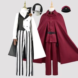 Anime kostuums bungo zwerfhonden nikolai gogol tetchou suehiro cosplay nakahara chuuya Halloween uniformen pruikschoenen