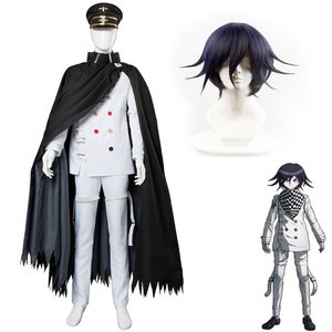 Disfraces de anime Danganronpa V3 Killing Harmony Ouma Kokichi, disfraz de Cosplay, accesorios de ropa, pelucas de alta calidad