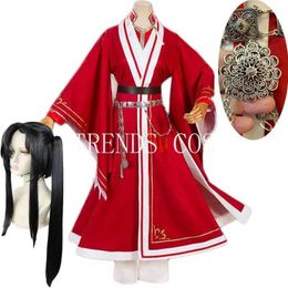 Anime kostuums vroege jeugd hua cheng cosplay komen jonge huacheng volledige set hua cheng outfits voor anime cosplay strip conic con y240422