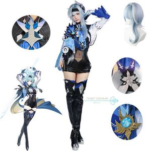 Costumes d'anime Eula Cosplay jeu genshinimpact eula cosplay come habiller wig entièrement fixer des rôles d'anime jeu carnaval des vêtements de fête y240422