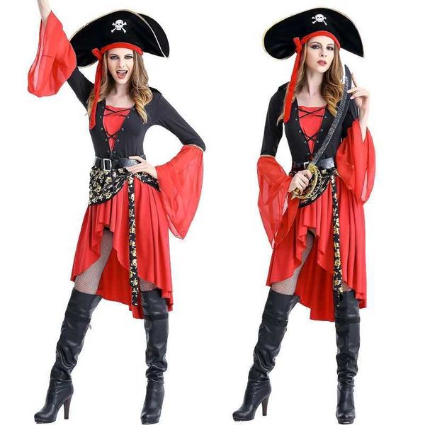 Costumes animés Capitaine de pirates caribéens féminins