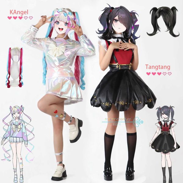 Costumes anime jeu ndy girl overdose cosplay come kangel tanng cosplay tenues jupe perruque pour le carnaval women costumes sexy role role jeu y240422