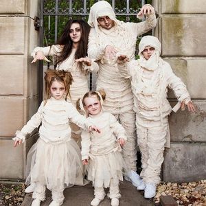 Costumes d'anime Costume d'Halloween pour adulte en lambeaux Sexy effrayant maman sang enfant hommes Cosplay Zombie