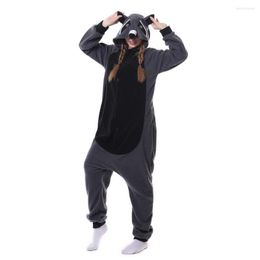 Onesies pyjama wasbeer anime kostuums cosplay kigurumi anime volwassenen kattenbeer haaien drag jumpsuit kerstcadeau