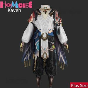 Costumes d'anime (en stock) Kaveh Cosplay Impact Costume Wig Halloween Comic Con Cosplay Vêtements Anime Game Kaveh Impacto Costume 240411