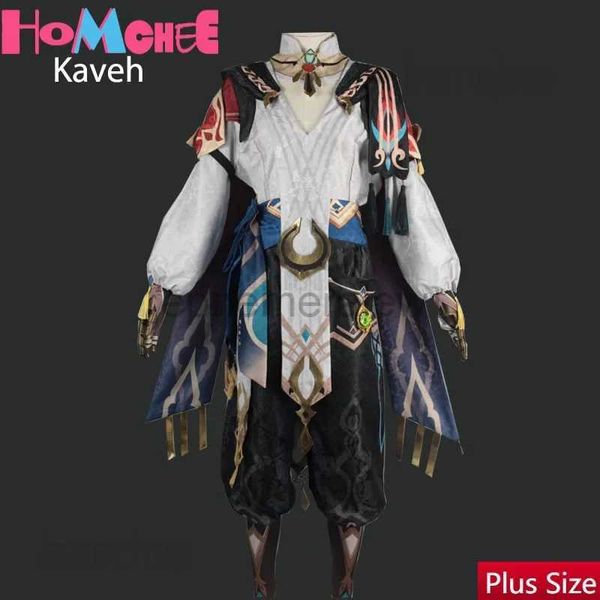 Costumes d'anime (EN Stock) Kaveh Cosplay Impact Costume perruque Halloween Comic Con Cosplay vêtements Anime jeu Kaveh Impacto Costume zln231128