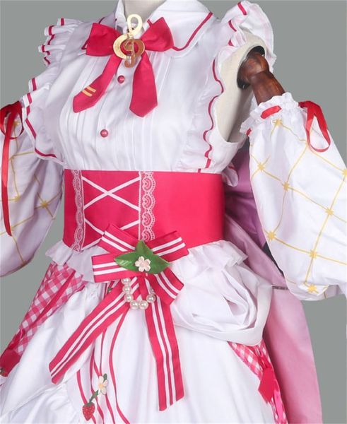 Disfraces de anime Kawaii Hatsunes Hatsune Miku 15 aniversario cos ropa vestido de fresa vestidos vestido de cosplay disfraces de hatsune miku fiesta femenina para mujeres