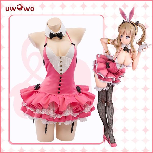 Costumes d'anime Kuragawa Costume de Cosplay body Sexy rose pour les femmes