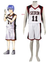 Anime kostuums kuroko no basuke seirin mand ball uniformen cosplay komt kuroko's basketbal kuroko tetsuya mannen dames sportkleding jersey z0301