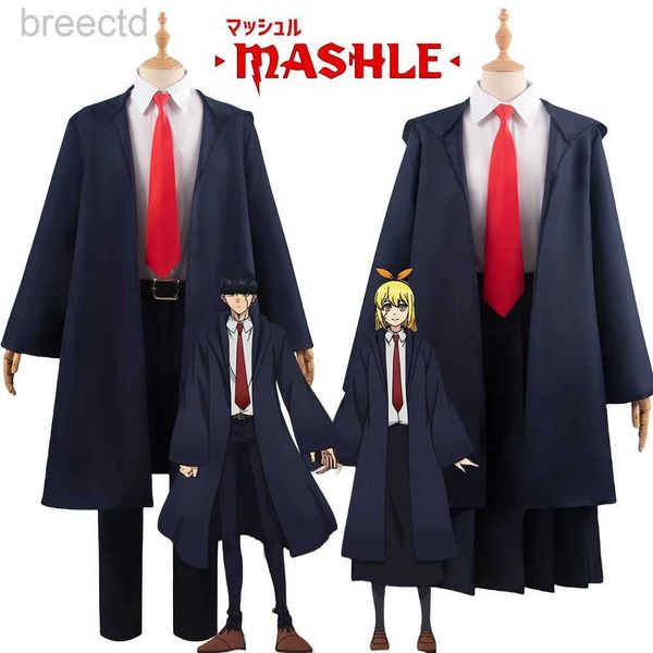 Costumes d'anime citron Irvine Cosplay Mashle Mashle et Masques Mash Burdead Cosplay Costume Wig Trench School Uniforme Unisexe Women Men 240411