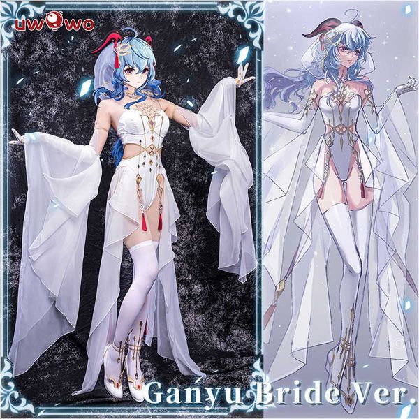 Costumes d'anime seulement 2XL UWOWOxAilish Ganyu jeu de Cosplay Genshin Impact Ganyu venez Genshin Impact Fanart mariée Ver Ganyu Z0301