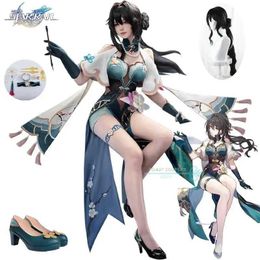 Costumes d'anime Ruan Mei Honkai Cosplay Game Honkai Star Rail Ruan Mei Cosplay Come Party Tenits Come Wig Shoes Full Full pour femmes Y240422