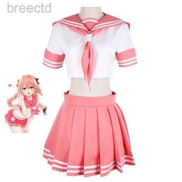 Costumes d'anime sbluucosplay sort apocryphe Astolfo cosplay pour hommes jk uniforme uniforme marin costume femme tenue anime costume 240411