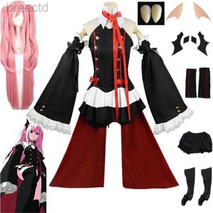 Costumes d'anime Seraps de la fin krul tepes cosplay costume uniforme anime owari pas de séraphe sorcière vampire curl tepes vêtements pour femmes 240411