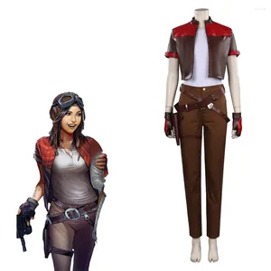 Costumes Anime Star Cosplay Wars Aphra, Costume pour filles et femmes, veste courte, pantalon, ceinture, Costume de carnaval d'halloween