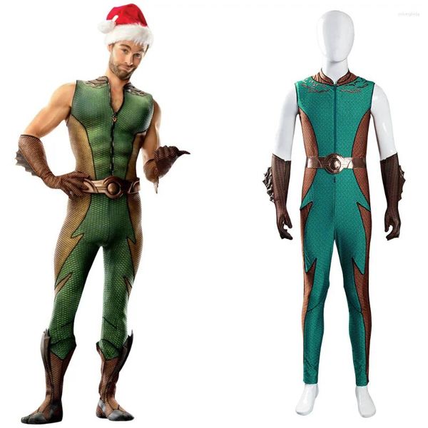 Costumes d'anime The Boys Ocean Master Cosplay Costume Costume Tenues de combinaison Halloween Cartnival