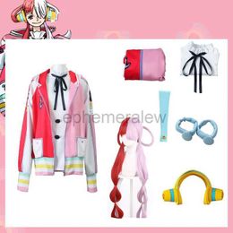 Disfraces de anime Uta Red Film Anime Cosplay disfraz peluca para mujer para niña vestido uniforme abrigo traje Halloween dibujos animados japoneses Cosplay zln231128