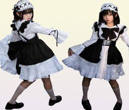 Anime kostuums vrouwen meid -outfit anime lolita jurk schattig mannen café komen cosplay l2208026410361