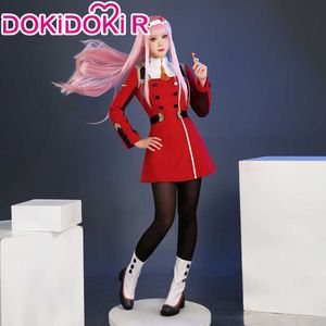 Costumes Anime ZeroTwo 02 Cosplay Anime Cosplay DARLING dans le FRANXX CODE 002 Taille S3XLDokiDokiR Uniforme Come Uniform Plus Size Z0301