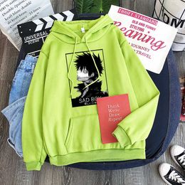 Anime Dabi Boku No My Hero Academia Triste Garçon Hoodies Sweat Unisexe Harajuku Surdimensionné Pull Hiver Surdimensionné Homme Hoodies Y0804